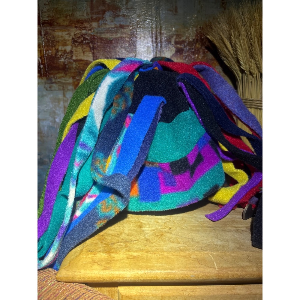 Durango Threadworks Fleece Dreadlock Hat Multicolor Geometric Beanie OSFA
